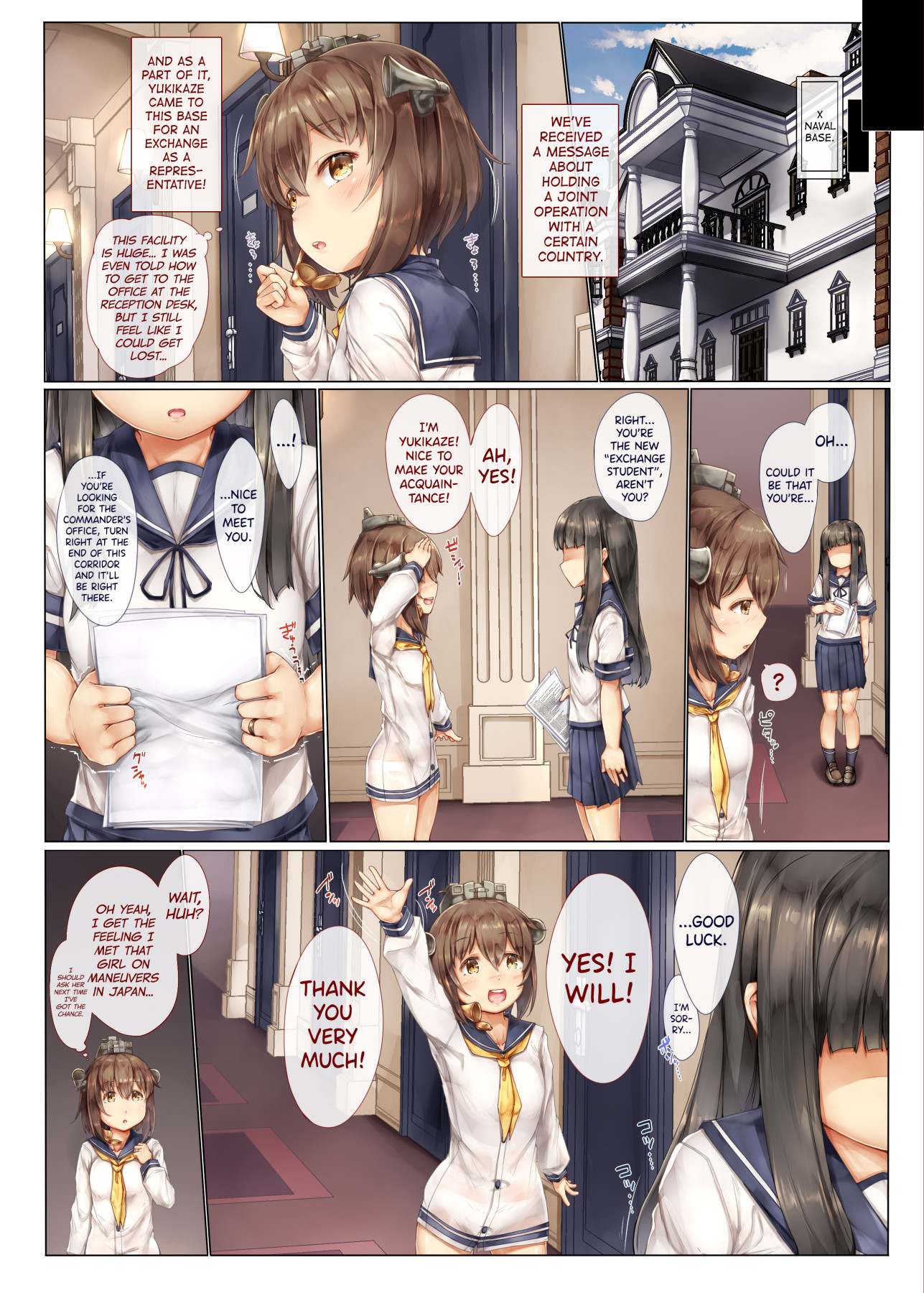 Hentai Manga Comic-A Story About Yukikaze Who I Believed In Doing NTR With a Foreigner-Read-4